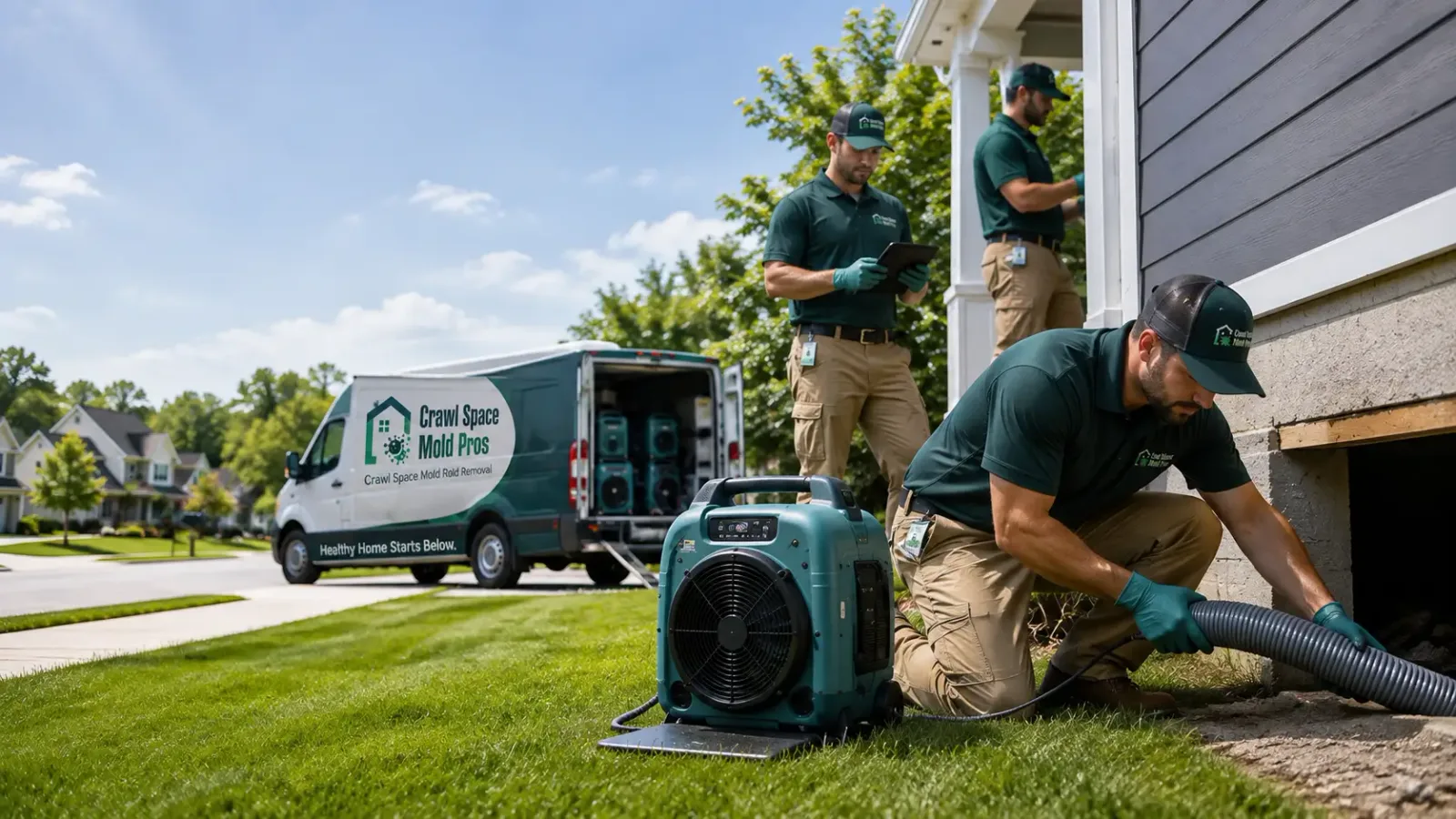 Crawl Space Mold Removal in Vantage, WA